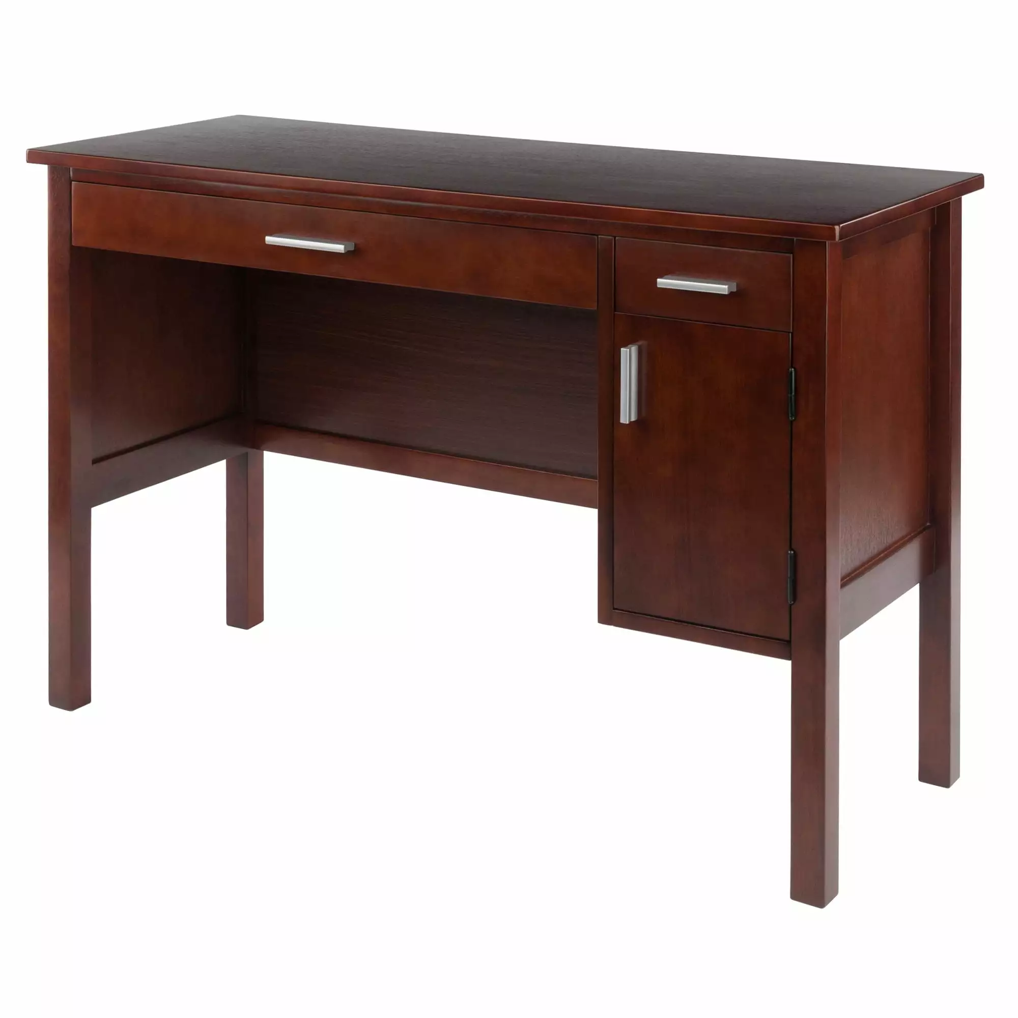 Winsome Wood Emmett Writing Desk Walnut Finish Study or Office