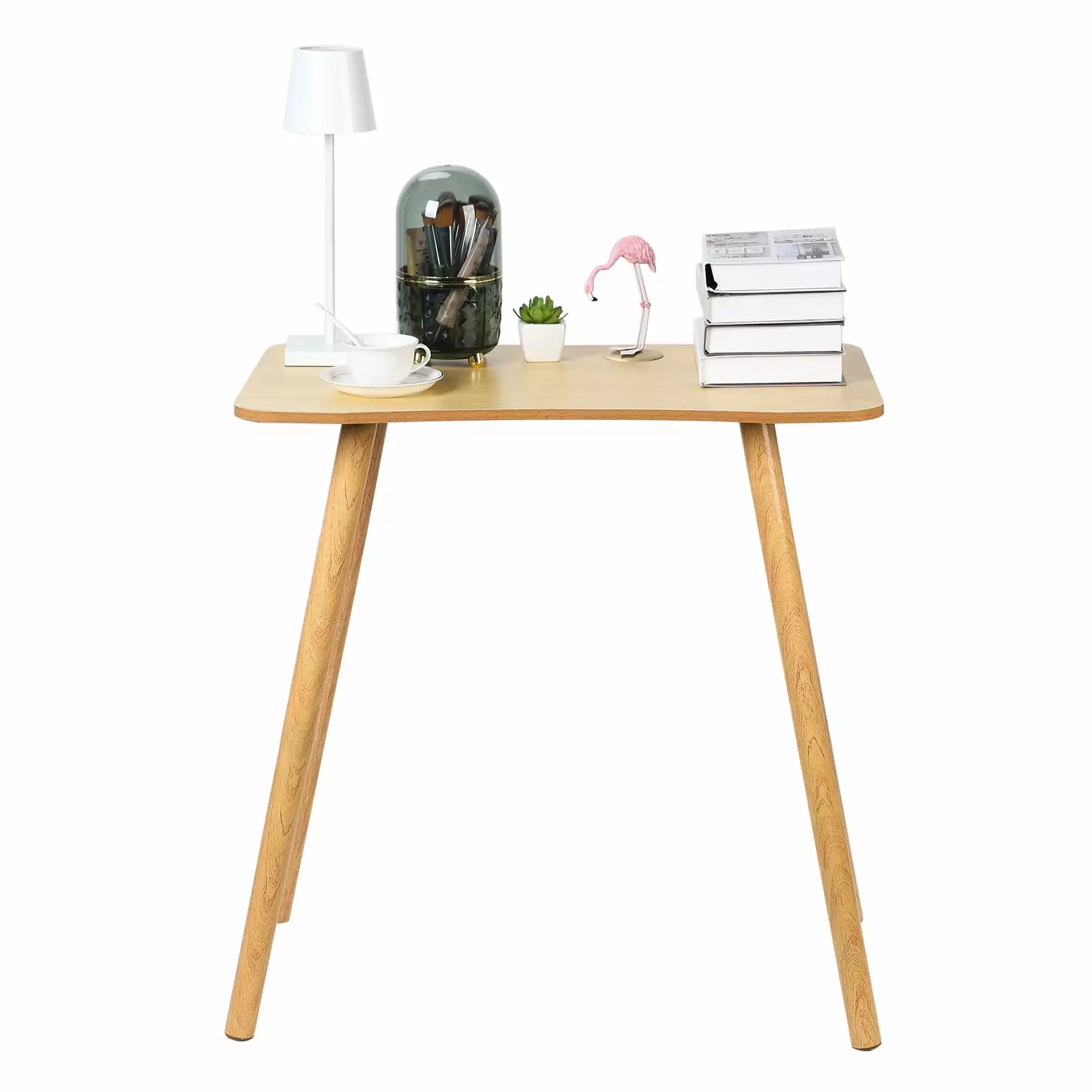 Zksm Computer Writing Desk Small Gaming Desk 4 Oak Legs Modern Home Office Desk