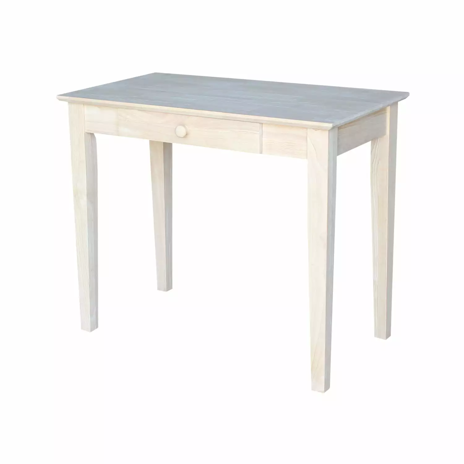 International Concepts Writing Table Unfinished Customizable Home Office
